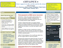 Tablet Screenshot of citylinux.com